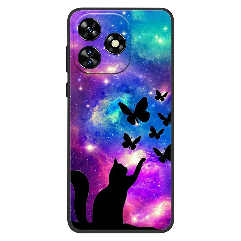 Luxury Silicone Soft Bumper Phone Case - Fashionable Space Design