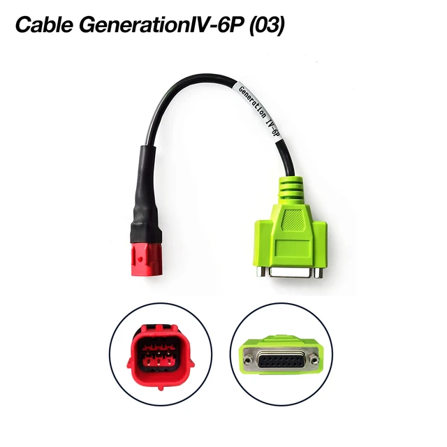 Câble adaptateur pour Boitier lecteur OBDII pour motos EURO4