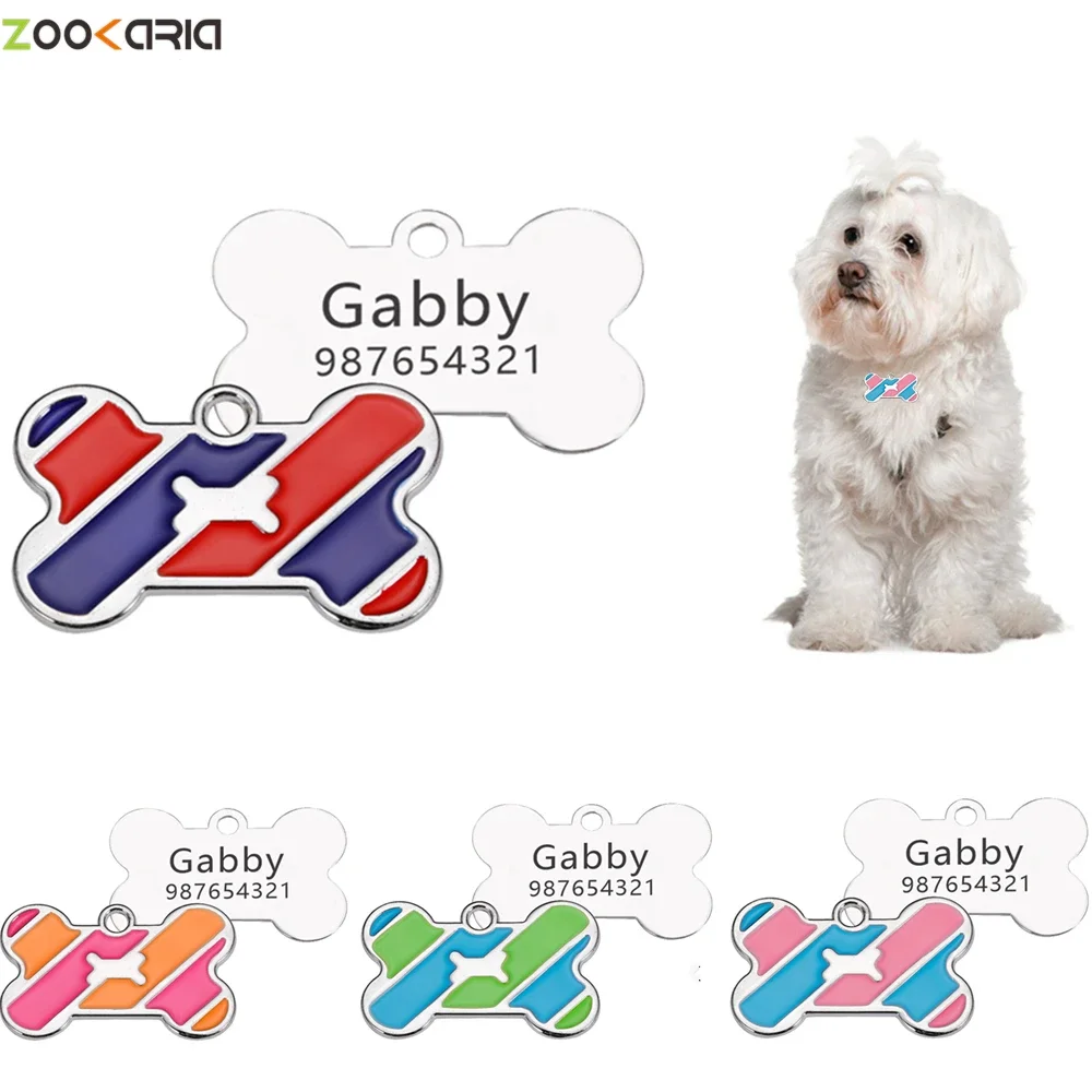 Incisione Personalizzata Targhette Con Nome Di Gatto Per Animali Domestici Targhette Identificative Per Cani Personalizzate Accessori Per Collare Targ