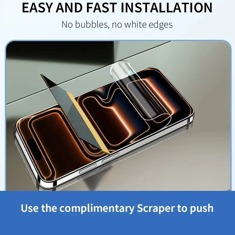 Ultra-Clear Hydrogel Screen Protector Film
