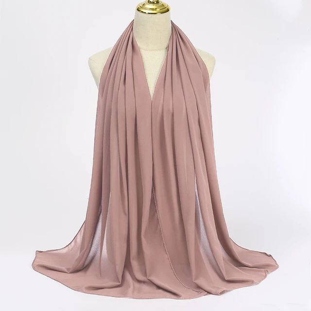 106102-3f1a6a.jpg Foulard Hijab en mousseline de soie pour Femme, voile musulman ramadan ,hijab femme musulman,foulard musulmane pour femme, foulard mousseline en Jersey doux de haute qualité hijab islam voile femme musulman,70*180cm