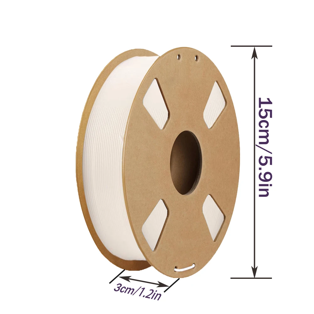 빛나는 녹색/파란색 PLA 3D 필라멘트, 1.75mm, 200/250/500/1000g, ±0.02mm 정밀도, 대부분의 FDM 프린터와 호환 가능