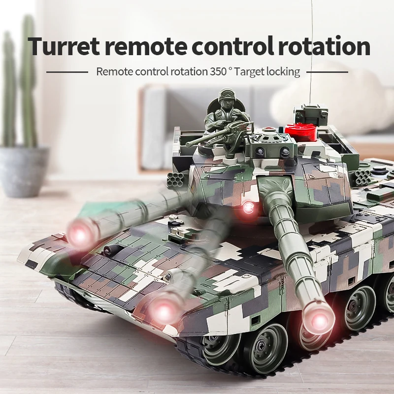 Remote Control Car Remote Control Tank Remote Control Vehicle 2.4G Tracked Simulation Remote Control Tank