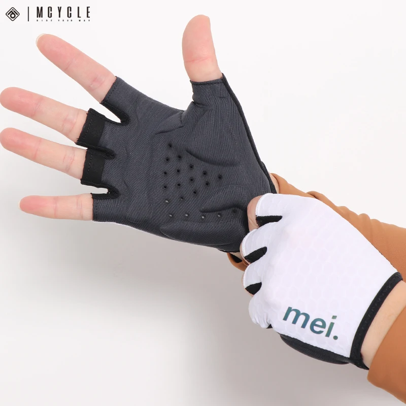 

Mcycle Breathable Road Sport Gloves Half Finger Motorcycle Bike Gloves Anti-shock Gel Aero Cycling Gloves