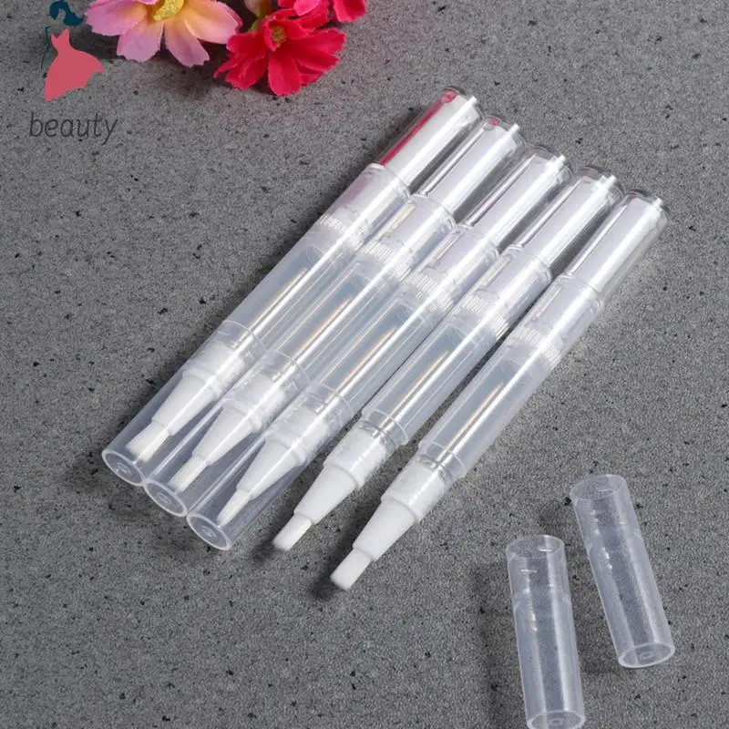 

21Pcs Transparent Empty Nail Oil Twist Pen Cosmetics Container room spray bottles Lip Gloss Applicators Liquid Tube Nail Polish