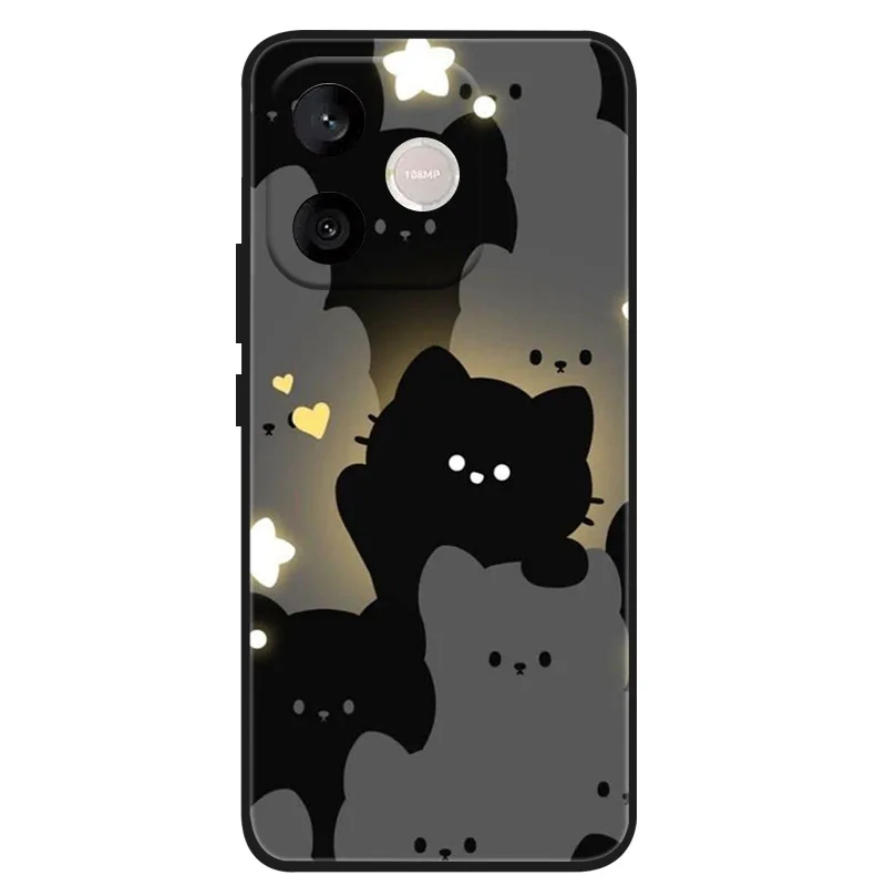 Luxury Painting Soft Silicone Shockproof Bumper Case -