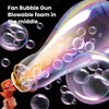2 In 1 Electric Bubbles In Bubble Guns Toy Children Fan Dinosaur Bubble Soap Machine Toys Summer Outdoor For Kids Birthday Gifts 5