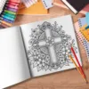 Spiral Colouring Book 24 Sheets 20x 20 cm For Graffiti Painting Drawing Book Relieve Anxiety Perfect for Many Holiday Gifts 6