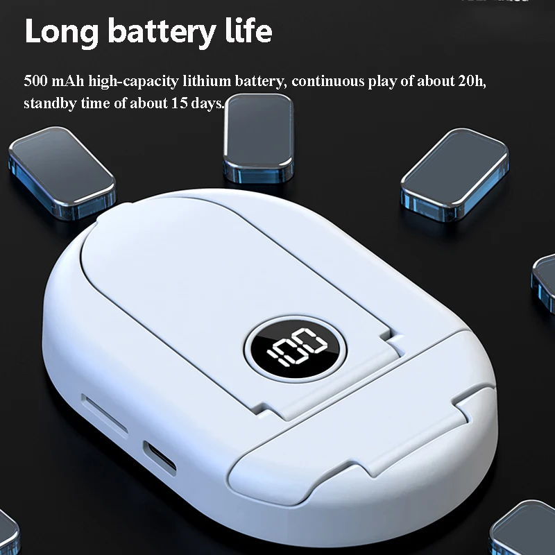  Pocket Bluetooth Speaker Under Pillow Bone Conduction Sound Box Rechargeable Wireless Music Player Improve Sleep Timed off