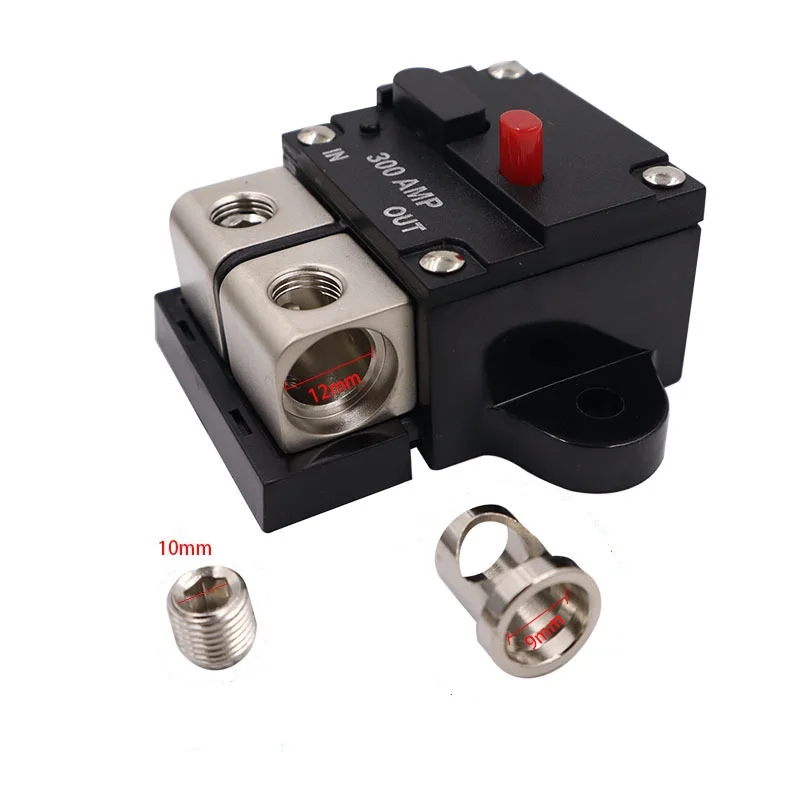 50A 60A 80A 100A 150A 200A 250A 300A Resettable Circuit Breaker 12V-48V Self Recovery Manual Reset Button for Car Audio circuit breaker resettable fuse