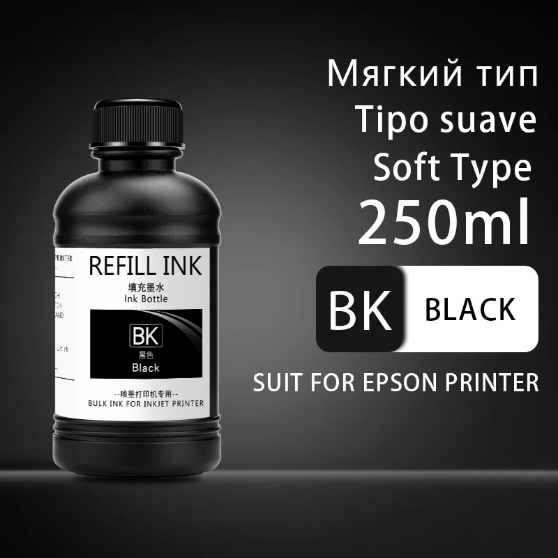 6x250ml LED UV Curing Ink For Epson XP600 TX800 TX-800 XP-600 DX5 DX7 DX10 L800 L805 L1800 R290 1390 1400 1410 Printer