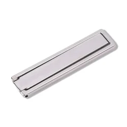 Compact Foldable Self - Adhesive Mobile Device Kickstand and Tablet Holder (A - Silver)