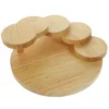 Rotating Step Stair Wooden Sushi Tray Large Capacity Japanese Restaurant Home Decor Bowls Plates Trays Sashimi Platter Wooden 1
