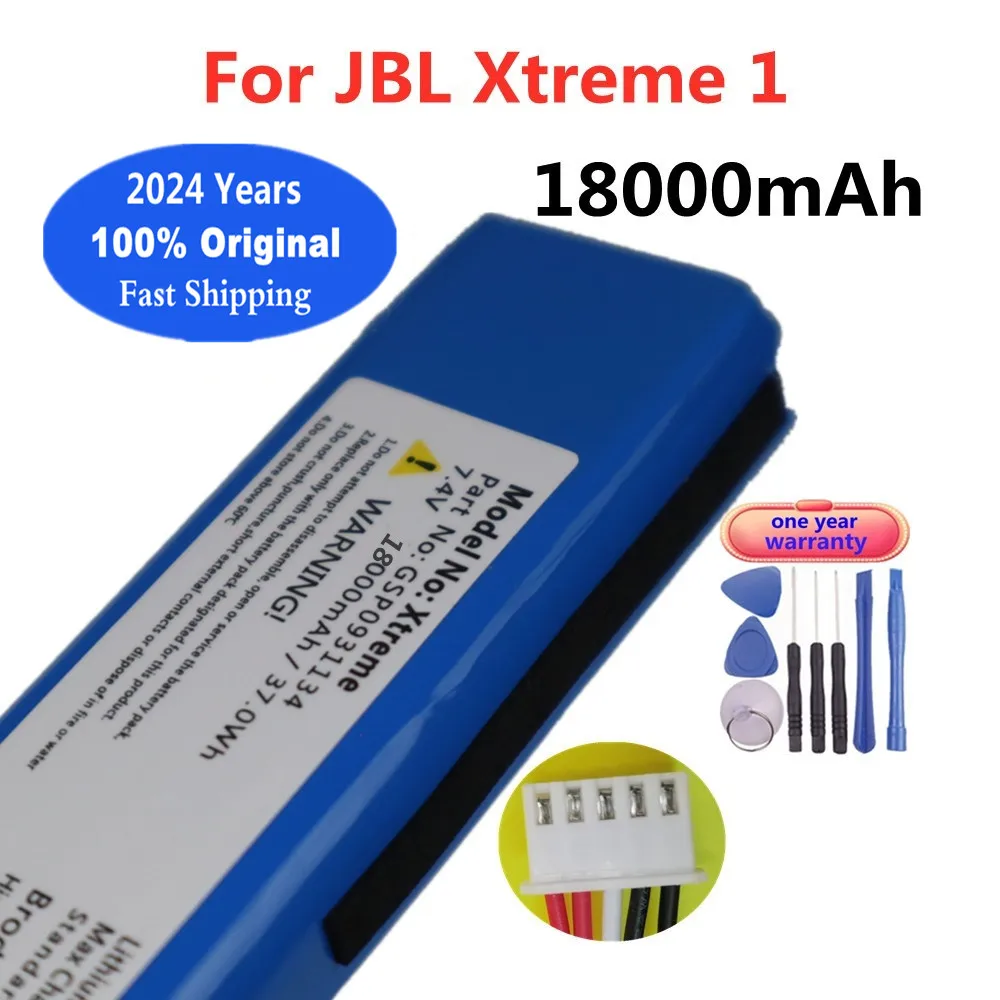 

2023 100% Original New 10000mAh 37.0Wh battery for JBL xtreme1 extreme Xtreme 1 GSP0931134 Batterie tracking number with tools