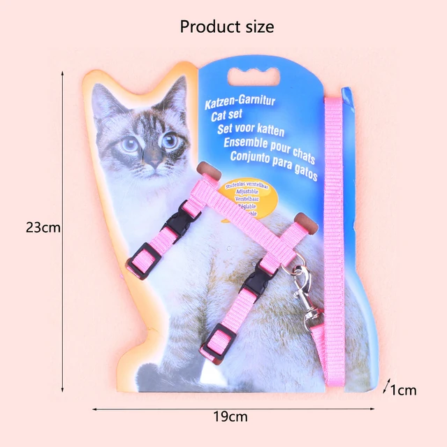 Adjustable Cat Harness Leash 6