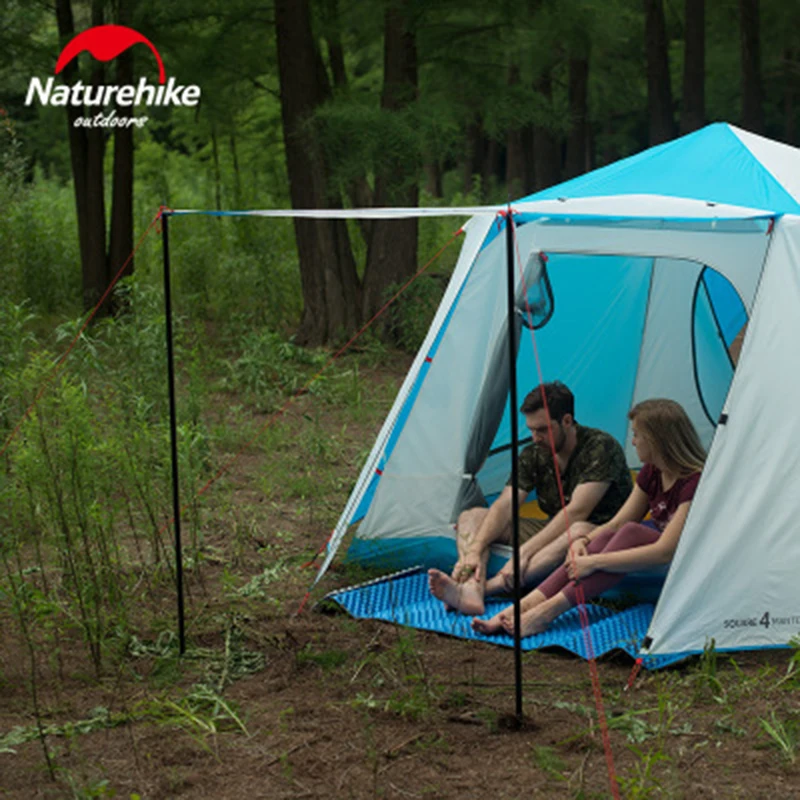 Outdoor Camping Sunshade Accessories Tent Awning Canopy Poles Bracket Fittings Thickening Pole 2m 2.2m 2.4m 2pcs camping tent pole