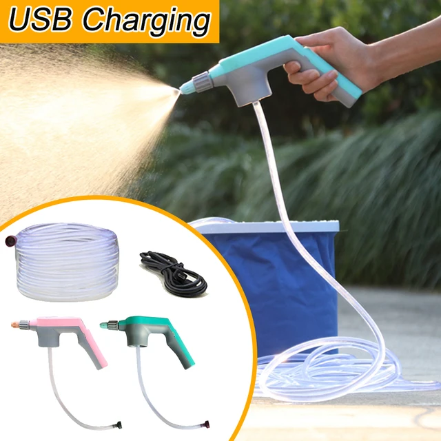 Kerti Elektromos Víz Permetezőgép Automatikus Nagynyomású Légszivattyú Növények Mosás Töltő Öntözés Sprinkler Szerszám