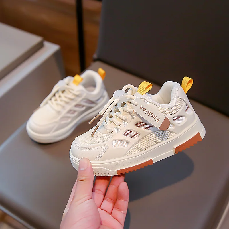 Jungen Sneakers Mädchen Atmungsaktive Sportschuhe für Kinder Herbst Rutschfeste Casual Student Outdoor Schuhe Korbschuhe_voghion.com