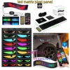 Car Truck Evil's Eye Flexible LED Matrix Pixel Panel DIY Blinking Eyes Animated Screen APP Programmable Soft LED Displays 5V USB 3