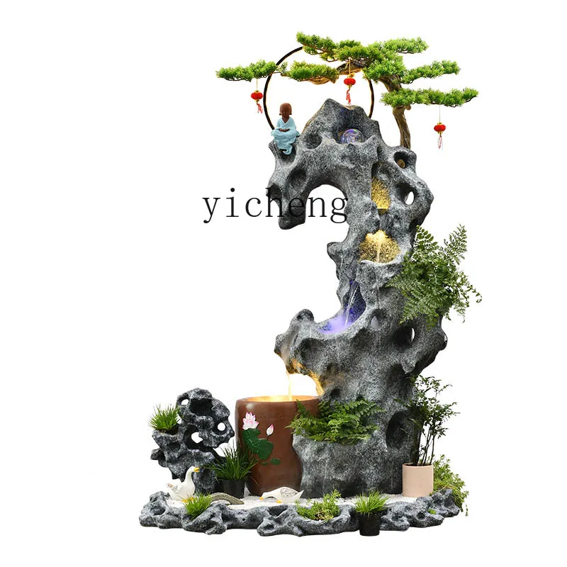 

Zc Living Room Courtyard Balcony Garden Landscape Layout Taihu Lake Stone Fake Landscape Landscape Furnishing Articles