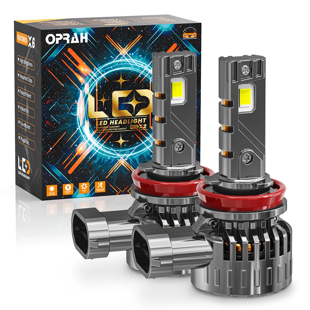 

Oprah Auto Lamp LED H4 Headlight Bulb CANBUS H7 H11 9005 HB3 9006 HB4 High/ Low Beam CSP Auto Fog Lamp Turbo 12V 6000K White