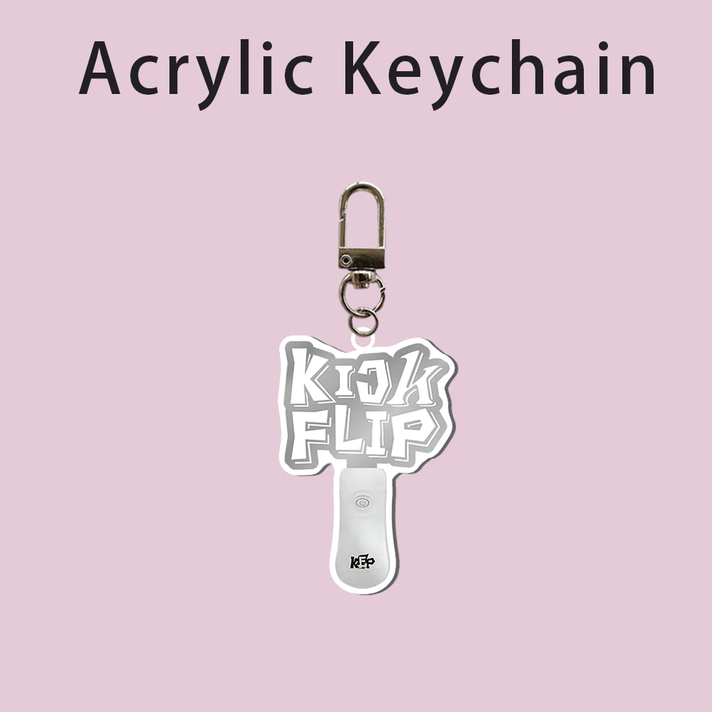 Kpop Kickflip Lightstick Keychain 5CM Acrylic Printing Pendant