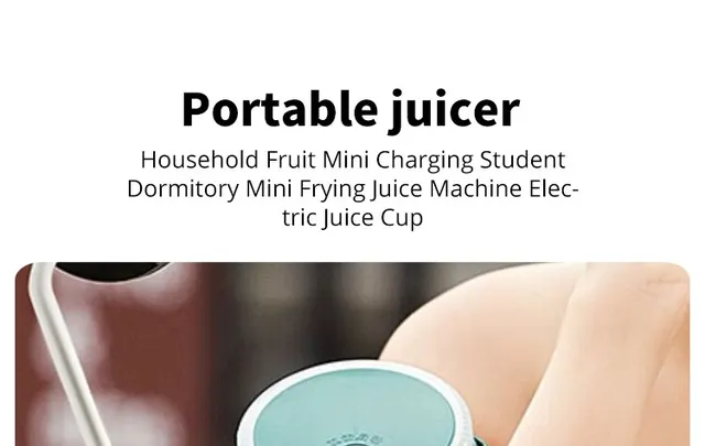  Juguera USB eléctrica con vaso de seguridad, mezclador de jugo  de fruta, mezcladora para Viaje, mini, portátil y recargable. Mezclador  jugos que tritura hielo, botella para agua de 14.2-17.9 onzas líquidas 