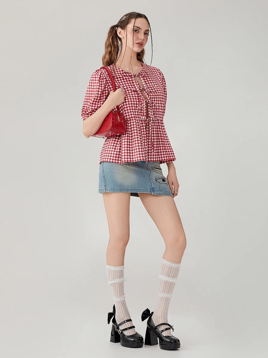 cute shirts that tie in the front