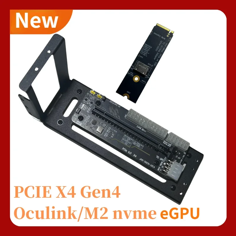 Adaptador de Expansão para Laptop Case Egpu Oculink M.2 Nvme Placas Gráficas Externas Gpu Dock Pcie 4.0 x4 Notebook nc Atx Sfx