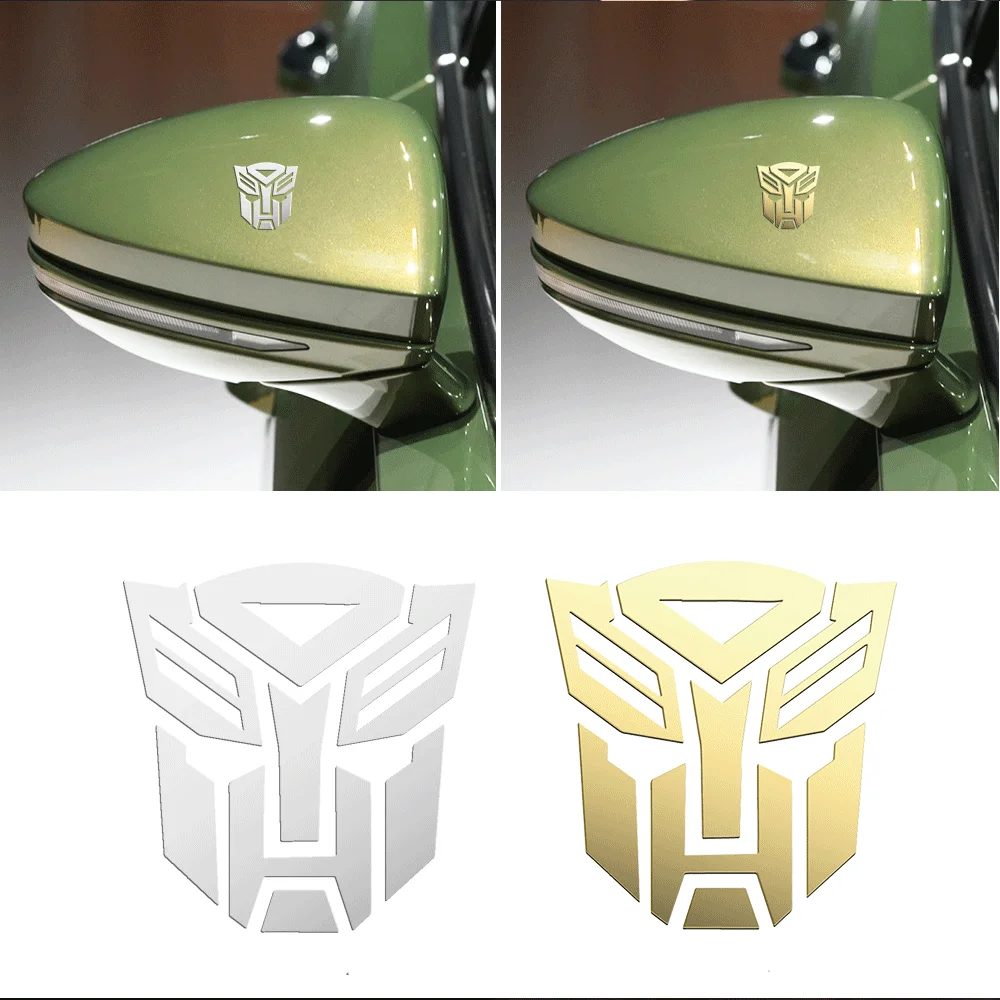 2/4PCS Autobots Transformatoren Emblem Nickel Metall Auto Körper Aufkleber Auto  Motorrad Fahrrad Laptop Dekoration Decals Zubehör