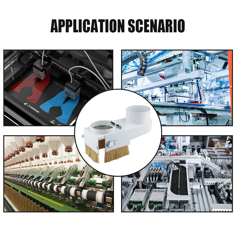 CNC Spindle Dust Collector Spindle Dust Shoe Cover Cleaner CNC Router Collector Engraving Milling Machine Woodworking Dust Cover 65mm 75mm 80mm 100mm