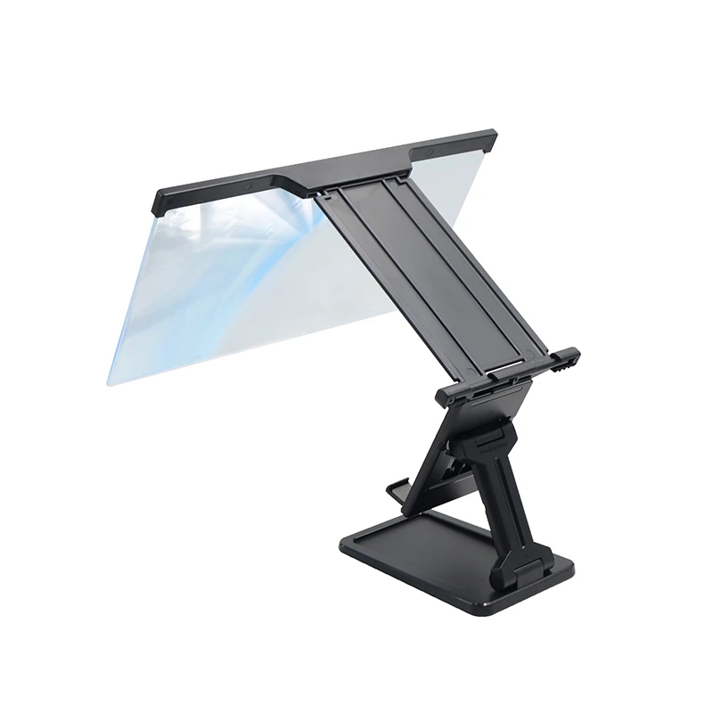 12 inç Telefon Ekran Amplifikatörü Çıkarılabilir Telefon Standı Büyüteç Standı Büyüteç HD Video Amplifikatör Büyütülmüş Ekran Braketi