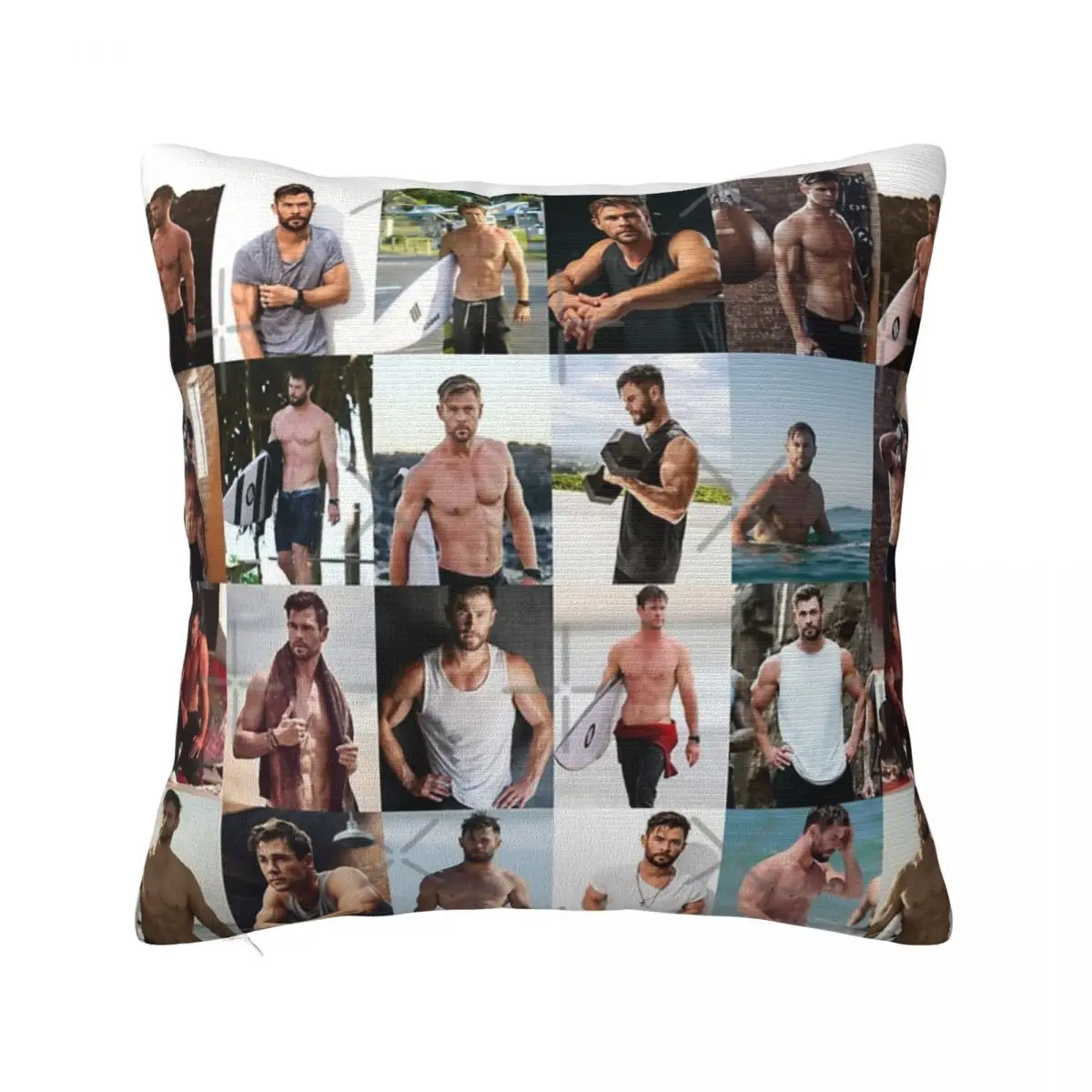 

Chris Hemsworth 2 Pillow Cushions Cover Cushion Cover 45X45 Pillow Case Pillow Cover