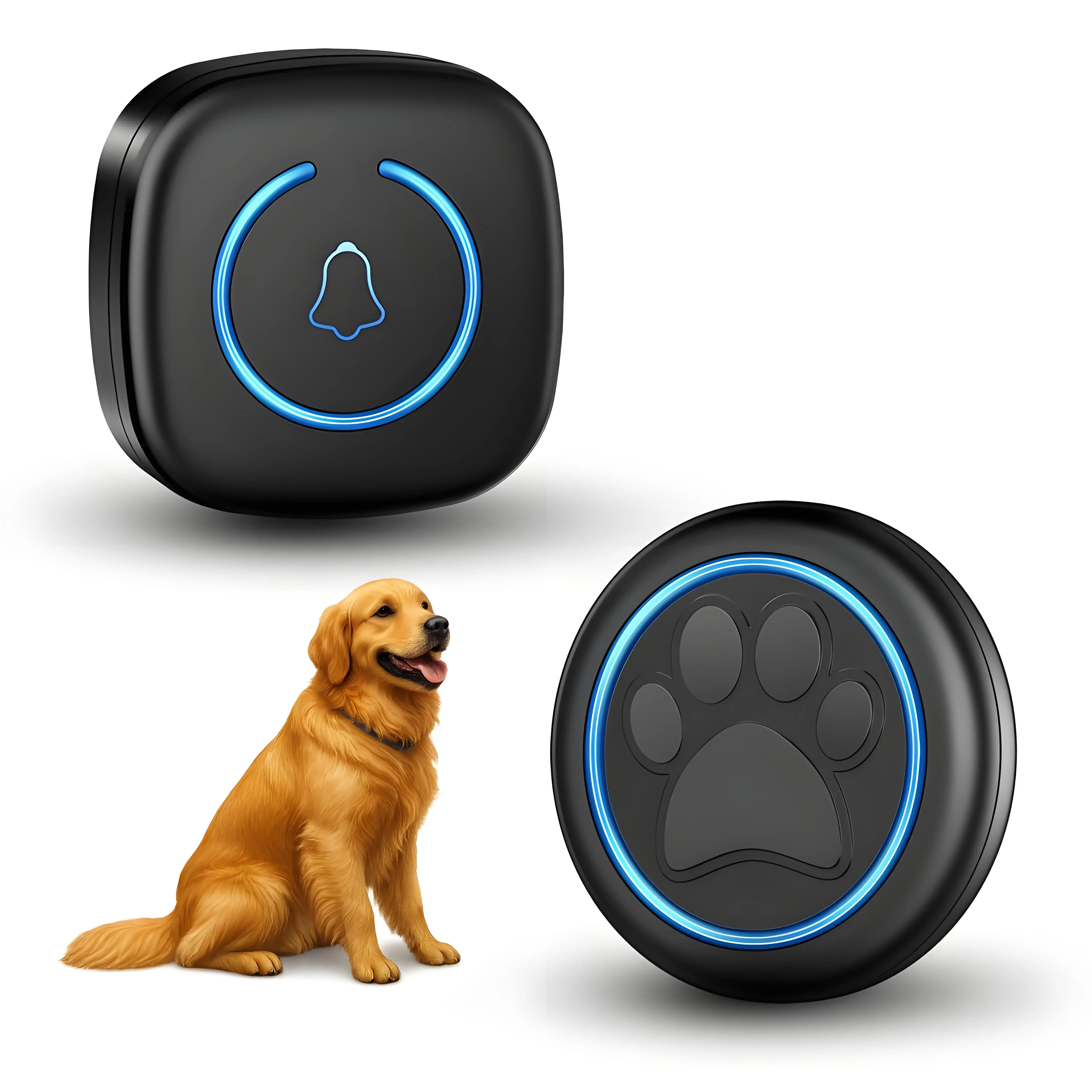 Premium Wireless Dog Doorbell - 1000ft Range, 60 Melodies & Waterproof