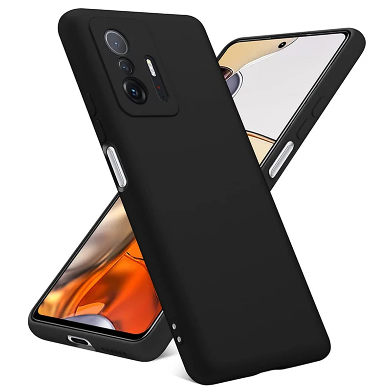 WEIOU Cover Per Xiaomi Mi 11T / 11T Pro 5G - Custodia Antiurto Con Anello 360° E Supporto Magnetico, TPU+PC, Nero
