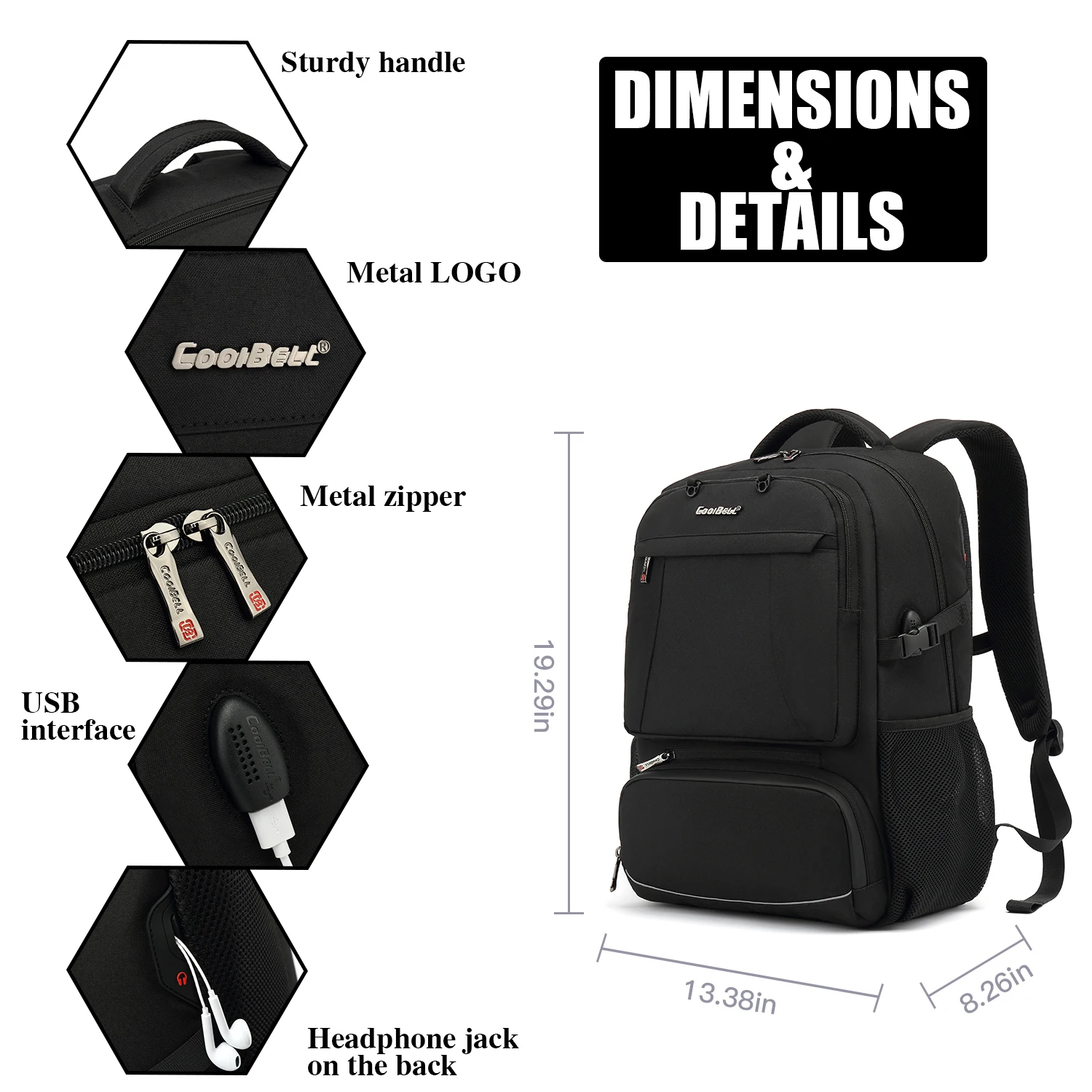 Borsa Porta PC Donna Con Scomparto Pranzo Isolato, 15,6 Pollici Grande Borsa Tot