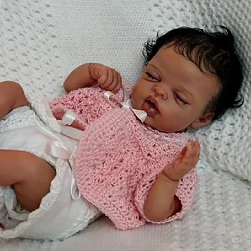 Kit bambola rinata da 10 pollici Katie Baby Girl che dorme parti di bambola fai da te non verniciate - immagine 5