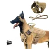Large Dog Harness And Leash Set Pet German Shepherd Malinois Training Walking Vest Dog Harness And Collar Set For All Breeds Dog 2
