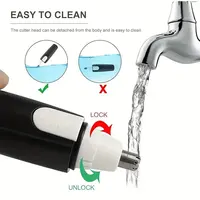 Electric Nose Hair Trimmer Implement Shaver Clipper Men Women Ear Neck Eyebrow Trimmer Shaver Man Clean Trimer Razor Remover Kit 5