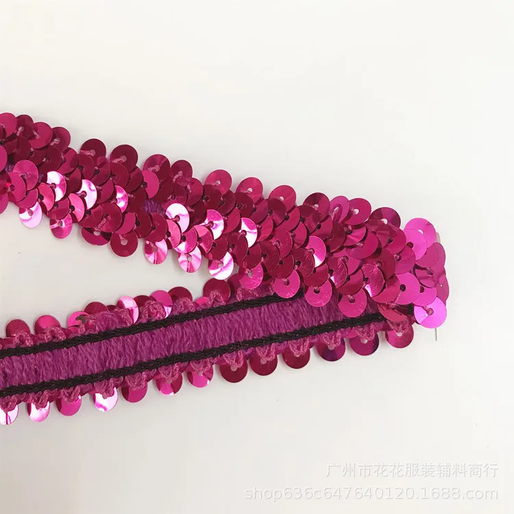 Ruban à Paillettes Argenté élastique - 13 Mètres, Largeur 1,5 Cm, Pour Couture, Déco Vêtements Et Accessoires - 2