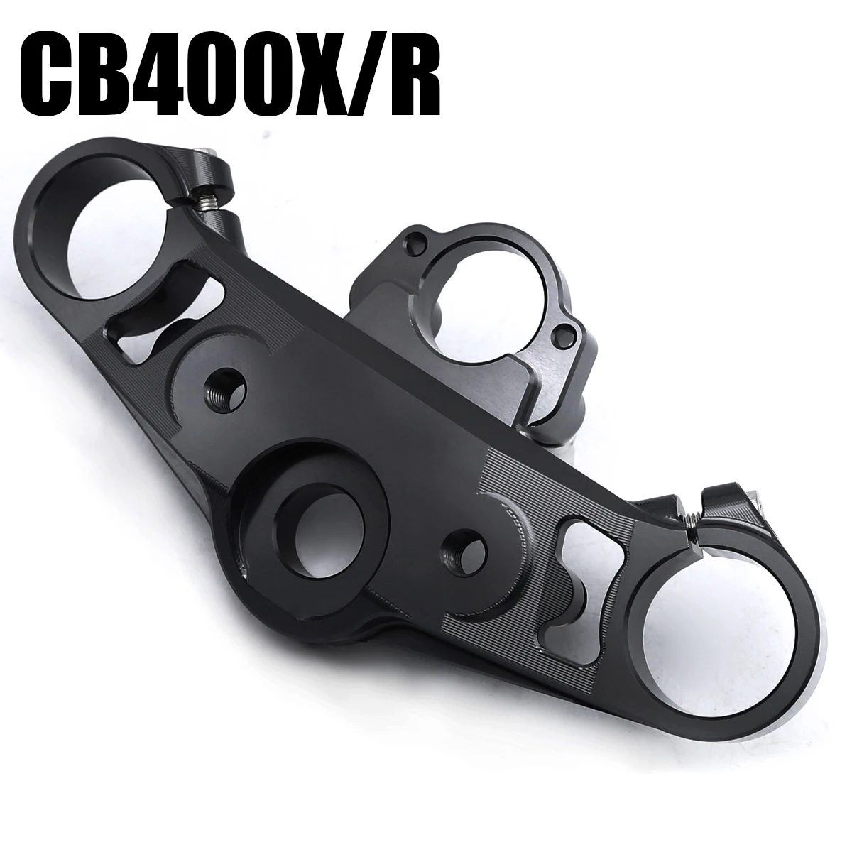 CNC Motorcycle Front Triple Tree Upper Bridge Top Clamp Fork For