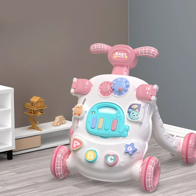 ‌Advanced Baby Walker Anti-Tip Learning Toy Musical Activity Table Balance Training Infant Push Car Safety Assistant withWheels‌ 2