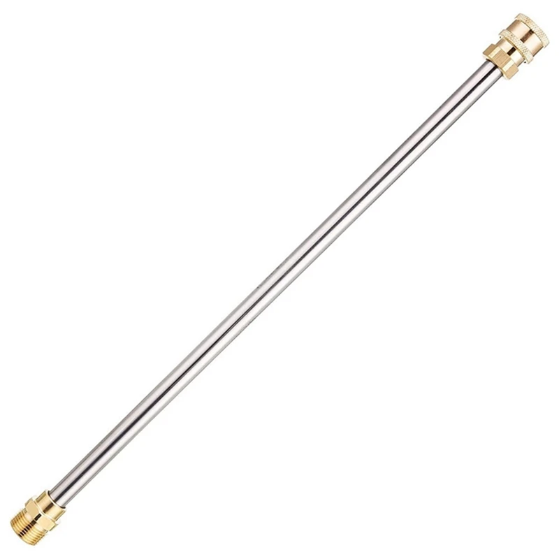 1 PCS M22  1/4 인치 고압 세척기 확장 완드 스피어 익스텐더 범용 자동차 청소 와셔 퀵 커플 링