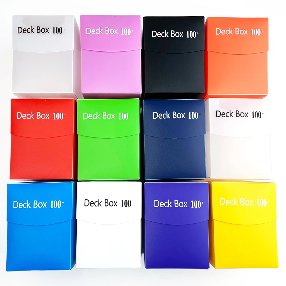 100+ Cards Deck Box Classic Color Board Games Tcg Cards Deck Case For Magica The Cards /Pkm/Ygo/Gathering