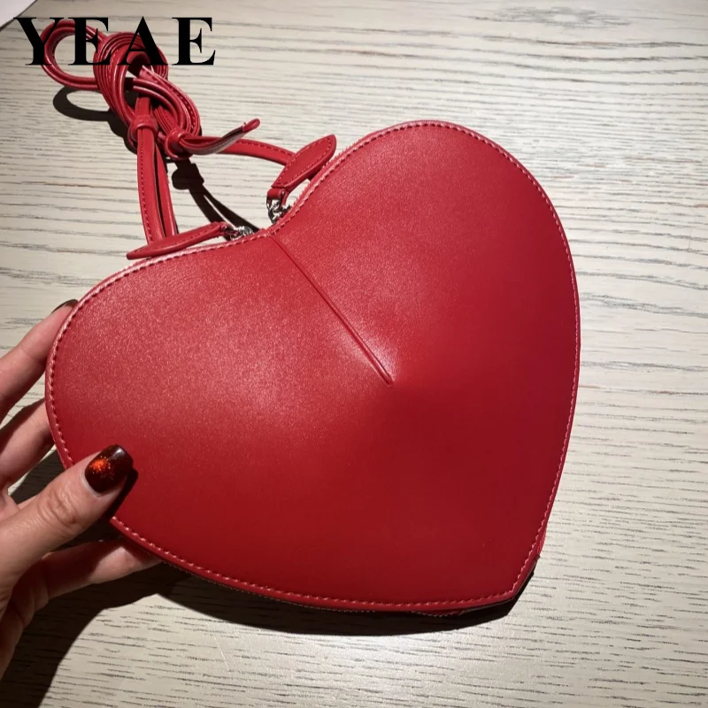 

Роскошные дизайнерские сумки в форме сердца для женщин 2024, модный кожаный кошелек, женская сумка через плечо, сумки через плечо