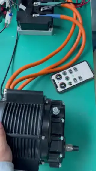 QSMOTOR 165 60H V3 10000 Вт Мотор PMSM со средним приводом и внутренней коробкой передач