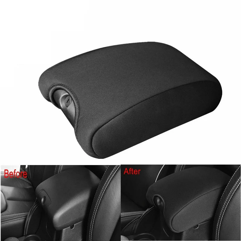 Car Center Console Armrest Seat Box Pad Soft Cover For 20112017 Jeep Wrangler JK Car Armrests