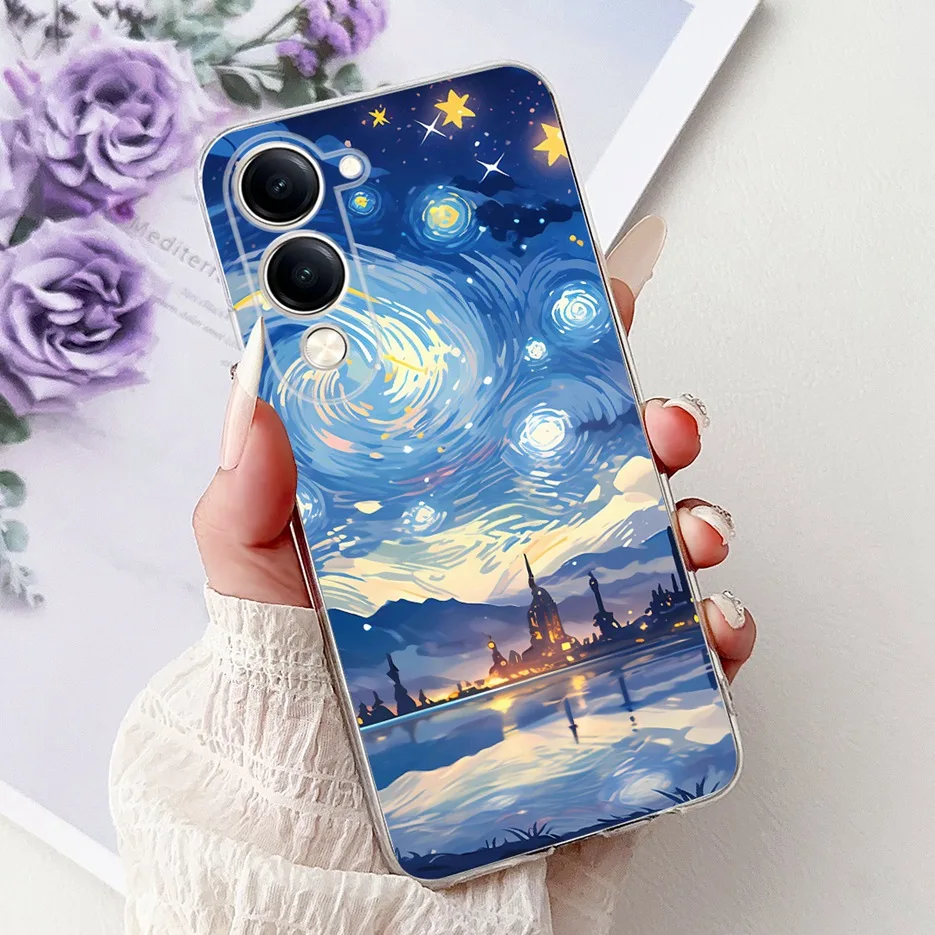 Cute Cat White Lion King Painted Soft Slim Phone Case
