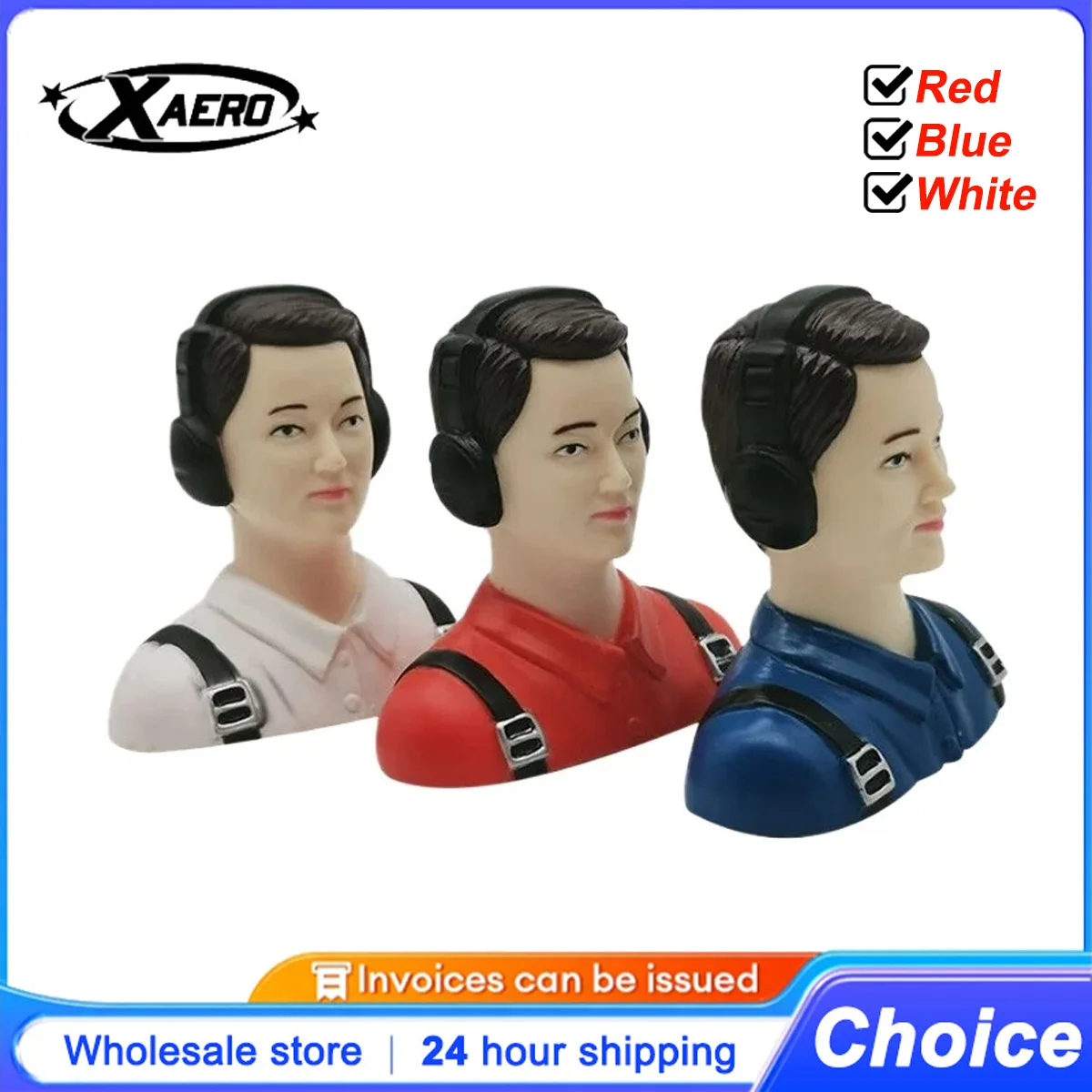 Vibrant Civil Aviation Pilot Figure