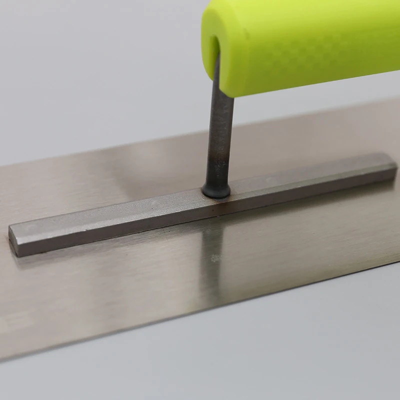 Silver SK5 Steel Plaster Trowel with Plastic Handle, 100x250MM, Finishing Trowel for Cement and Concrete